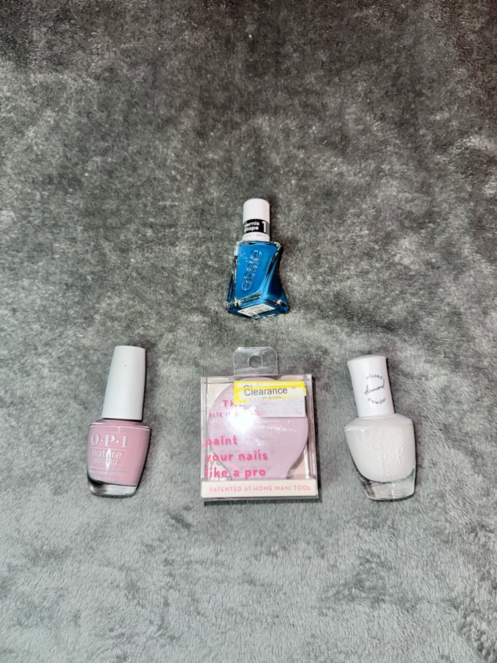NWT Nail Bundle - 3 Nail Polishes + Mani Tool